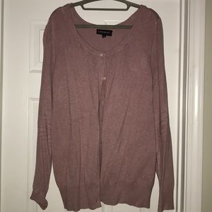 Lane Bryant stretchy button cardigan